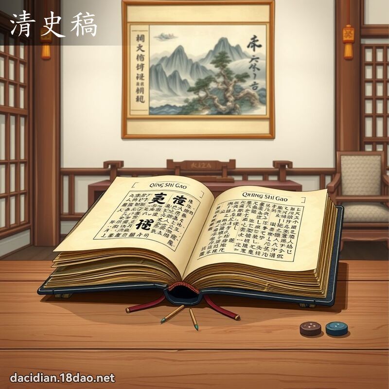 清史稿 - 国语大辞典配图