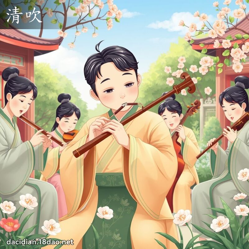 清吹 - 国语大辞典配图