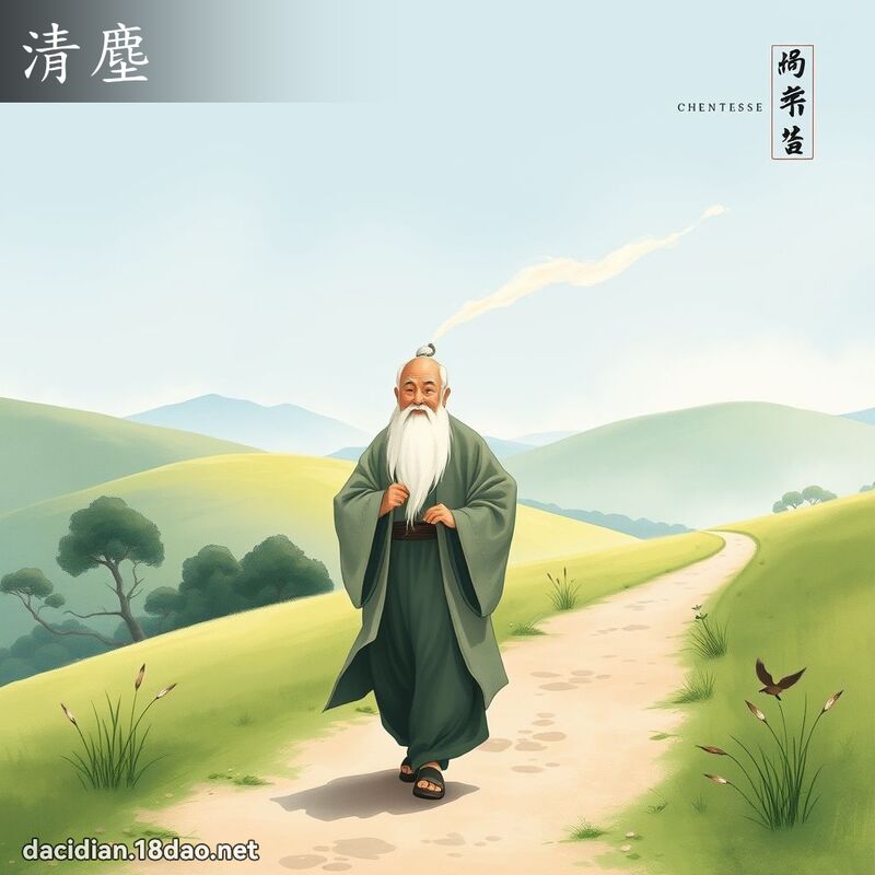 清尘 - 国语大辞典配图