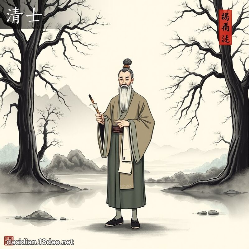 清士 - 國語大辭典配圖