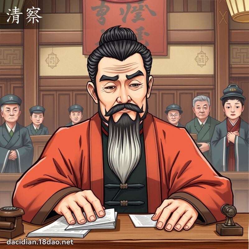 清察 - 國語大辭典配圖