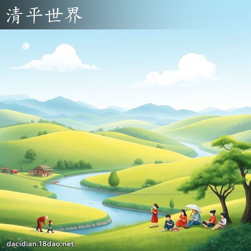 清平世界 - 國語大辭典配圖