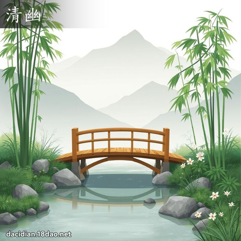 清幽 - 國語大辭典配圖