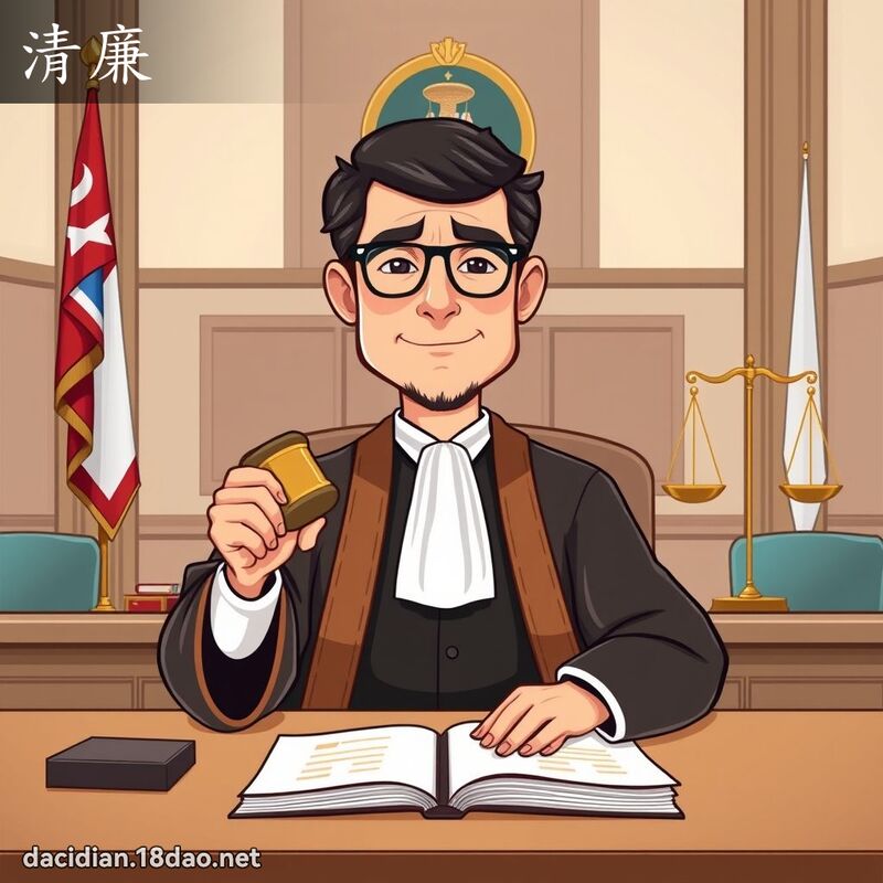 清廉 - 國語大辭典配圖
