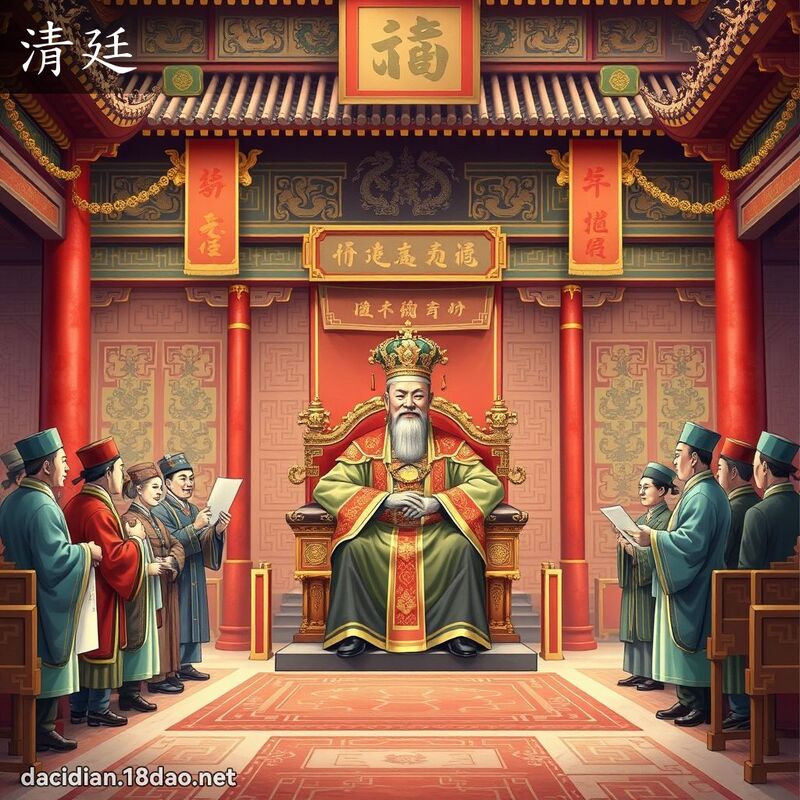 清廷 - 国语大辞典配图