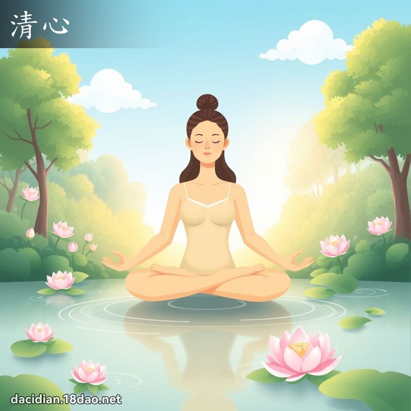 清心 - 国语大辞典配图