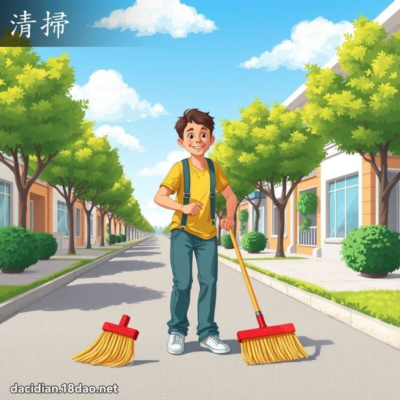 清扫 - 国语大辞典配图