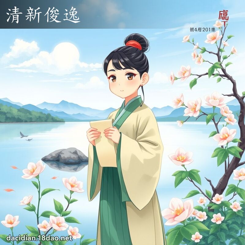 清新俊逸 - 国语大辞典配图
