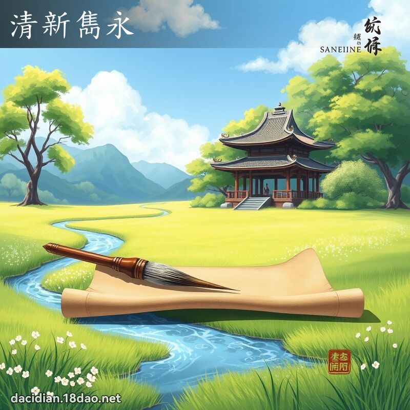 清新雋永 - 国语大辞典配图