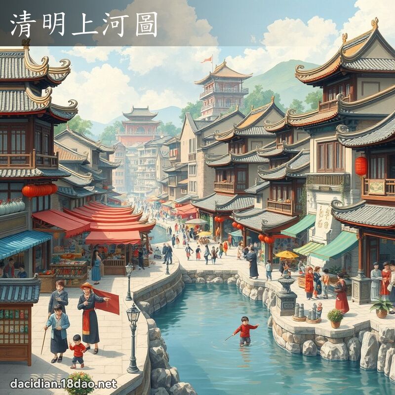 清明上河图 - 国语大辞典配图