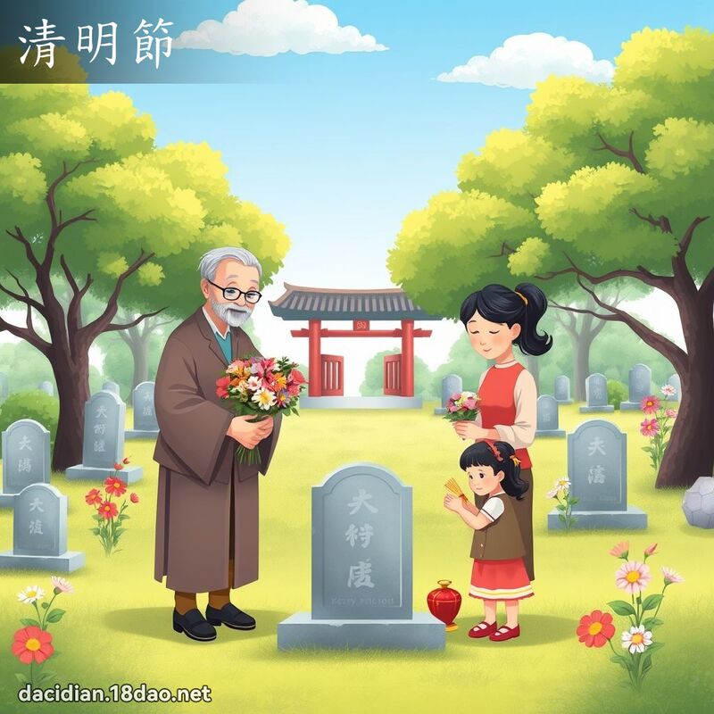 清明节 - 国语大辞典配图