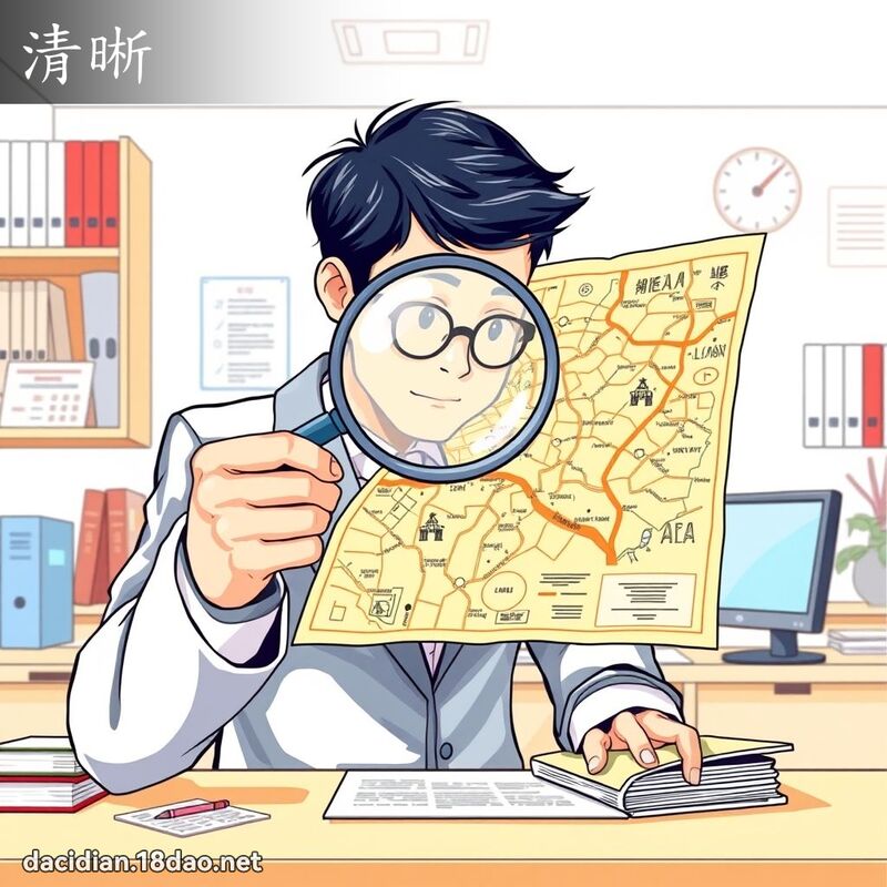 清晰 - 國語大辭典配圖