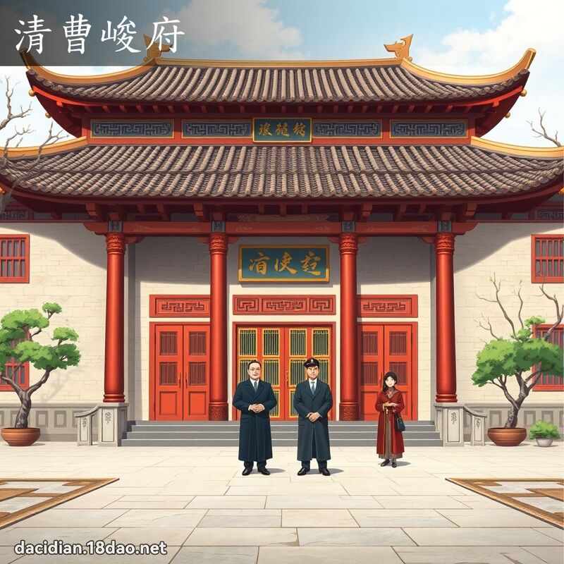 清曹峻府 - 國語大辭典配圖