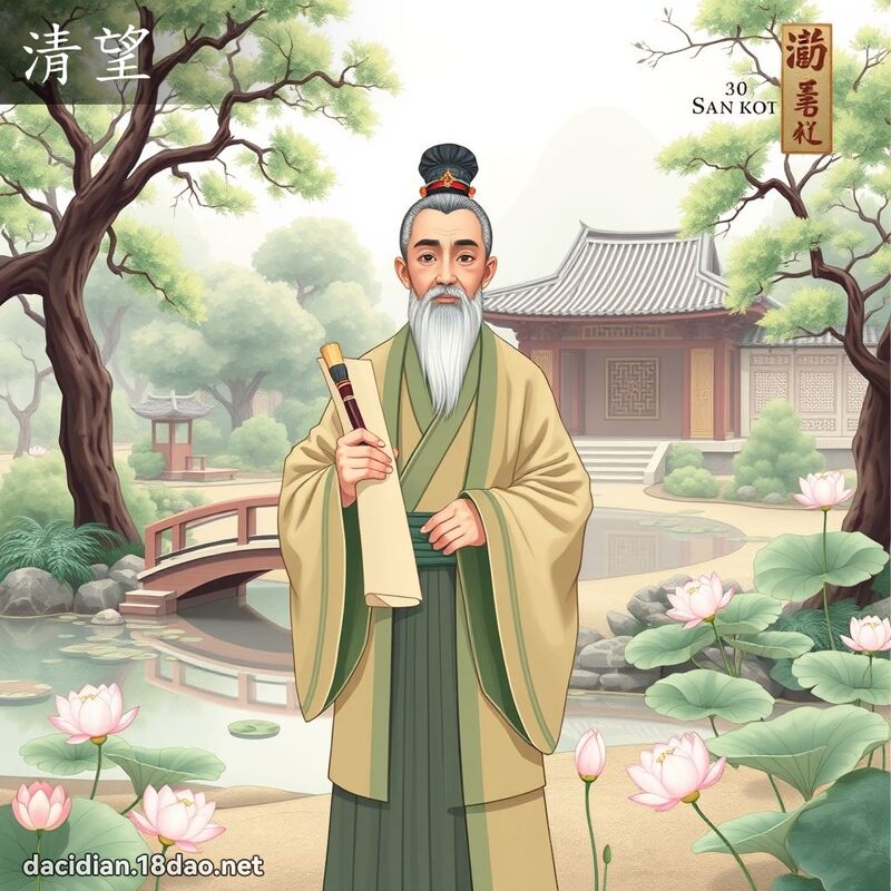 清望 - 国语大辞典配图