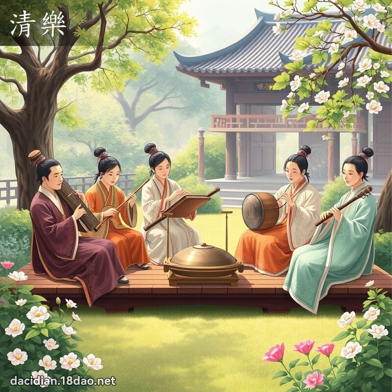 清乐 - 国语大辞典配图