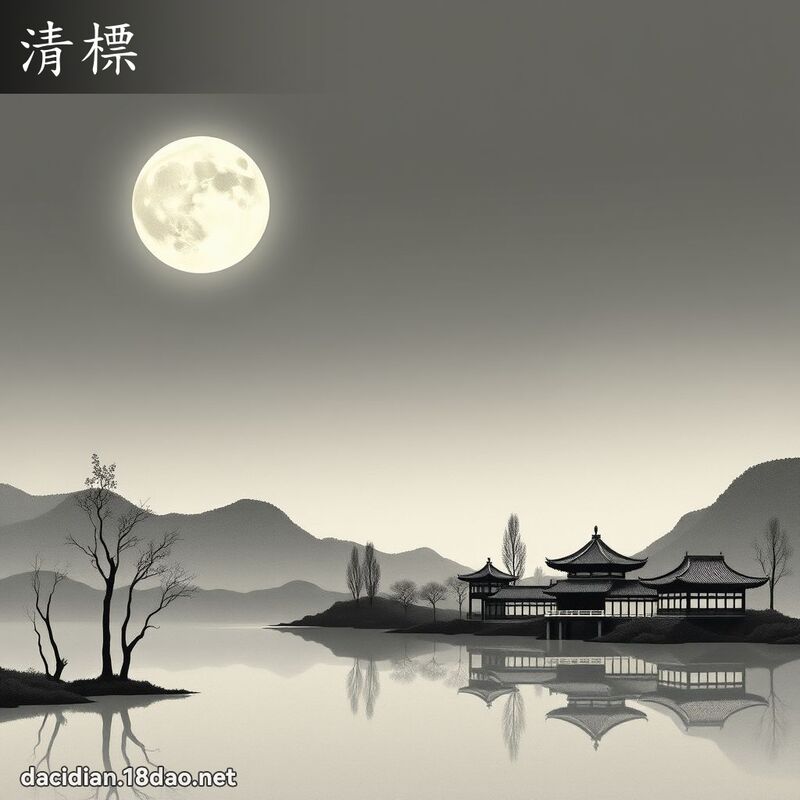 清標 - 国语大辞典配图