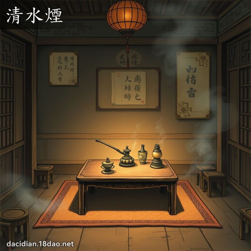 清水烟 - 国语大辞典配图