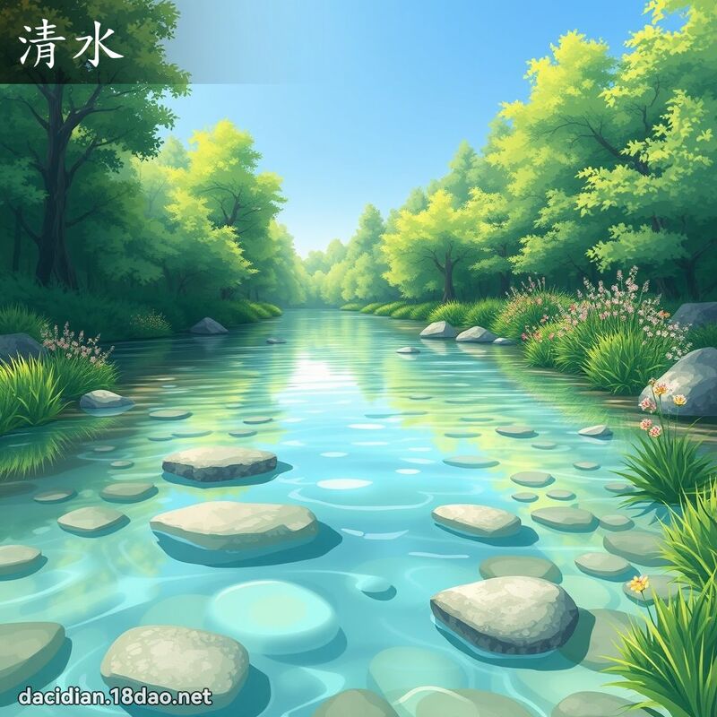 清水 - 国语大辞典配图