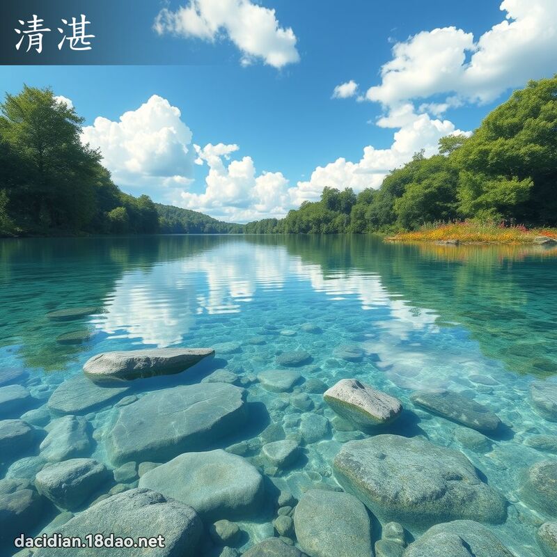 清湛 - 国语大辞典配图