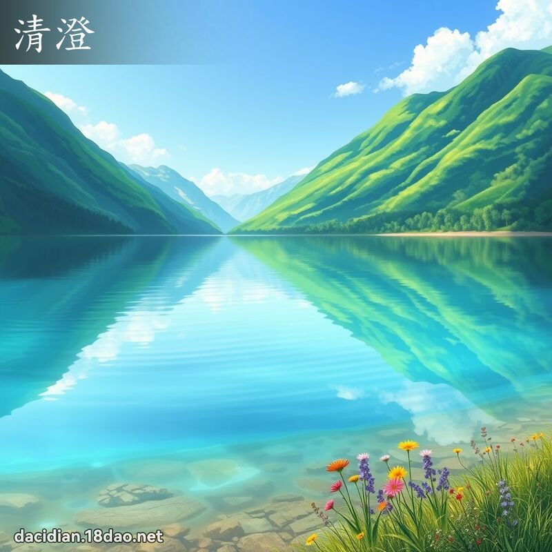 清澄 - 国语大辞典配图