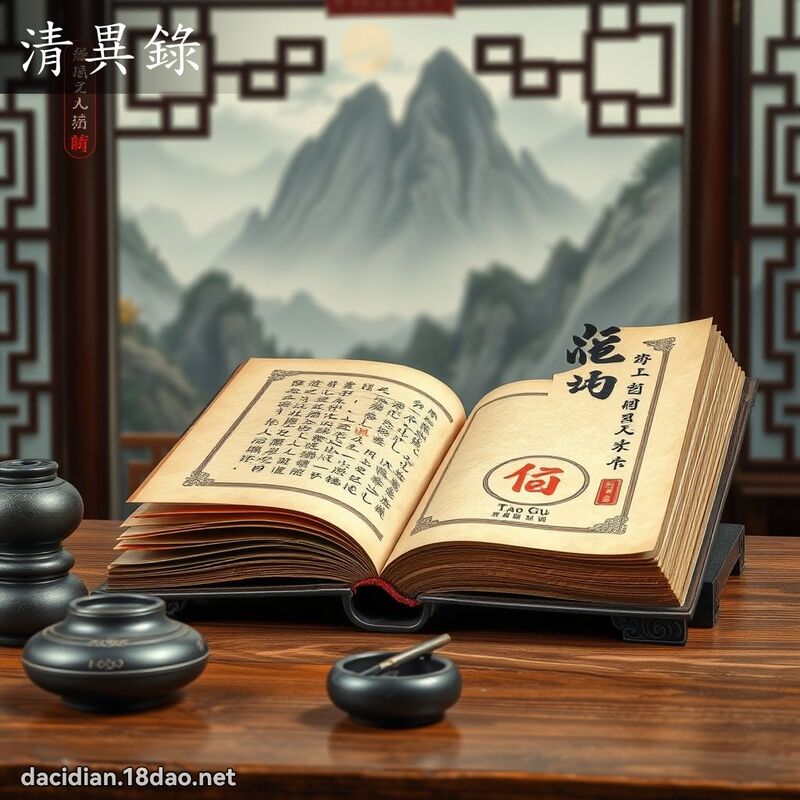 清异录 - 国语大辞典配图