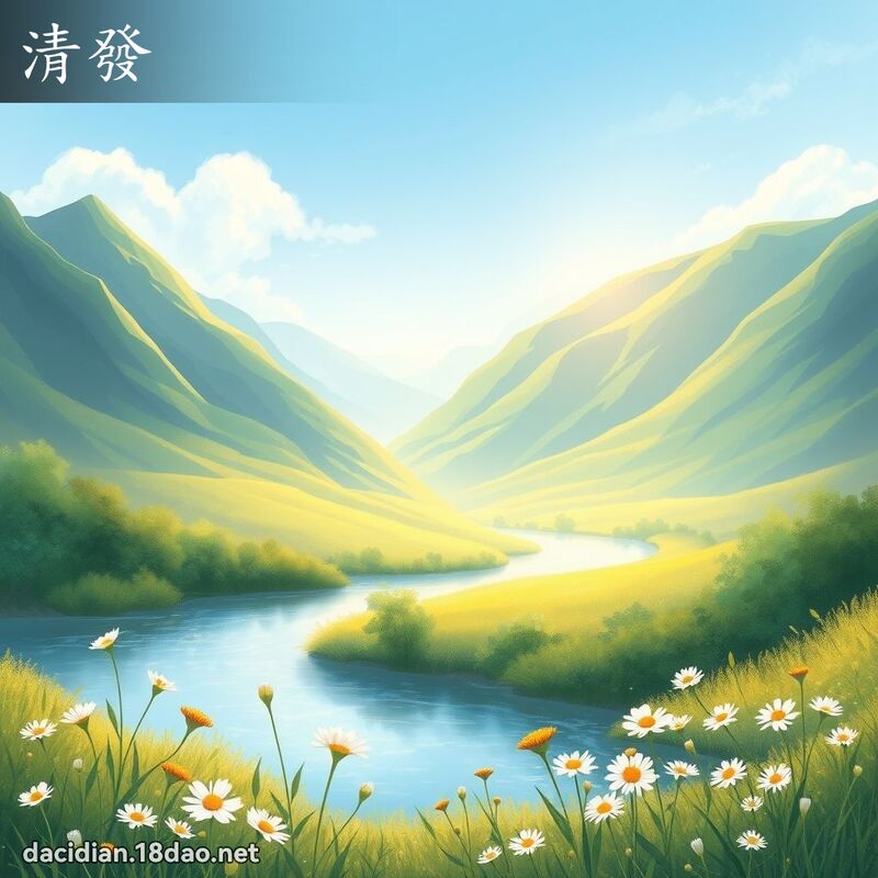 清发 - 国语大辞典配图