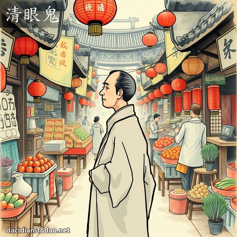 清眼鬼 - 国语大辞典配图
