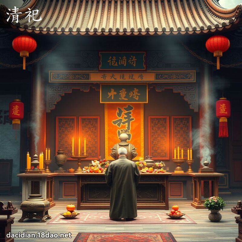 清祀 - 国语大辞典配图