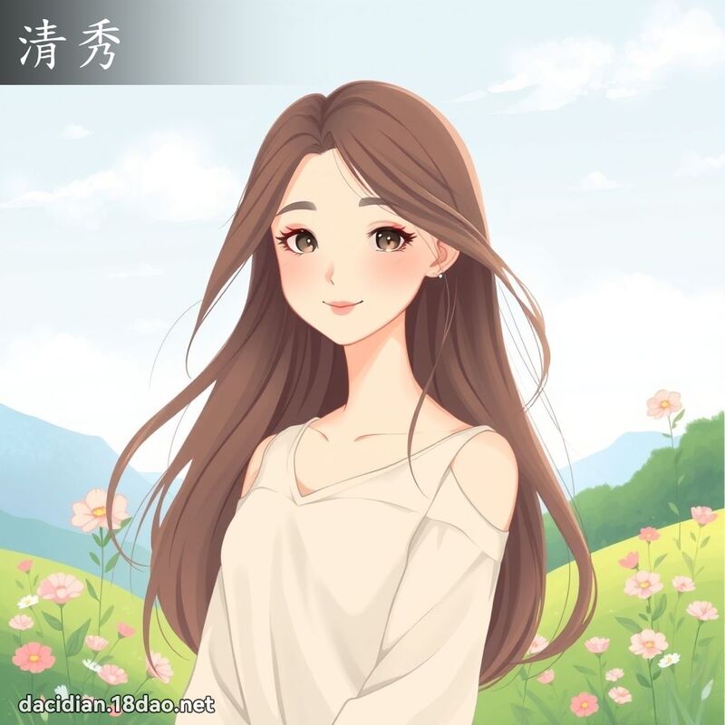 清秀 - 國語大辭典配圖