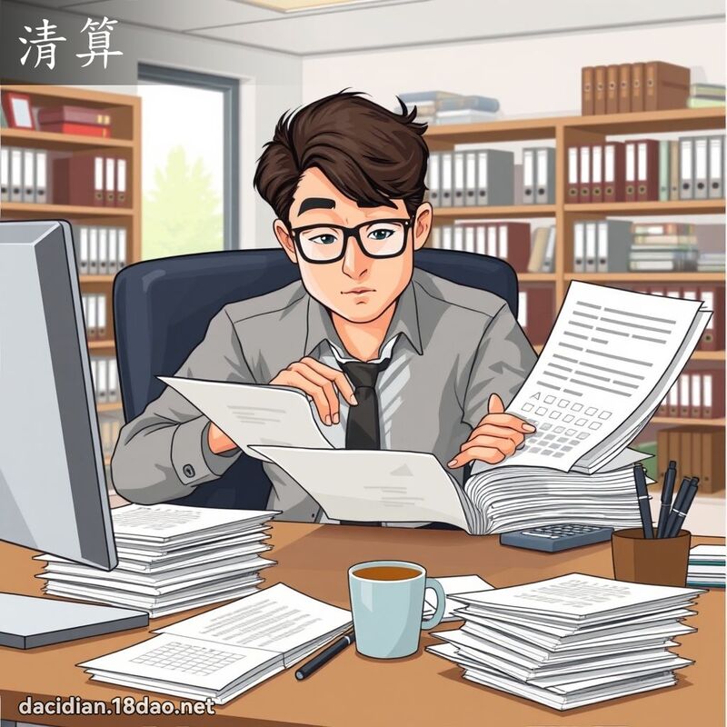清算 - 國語大辭典配圖