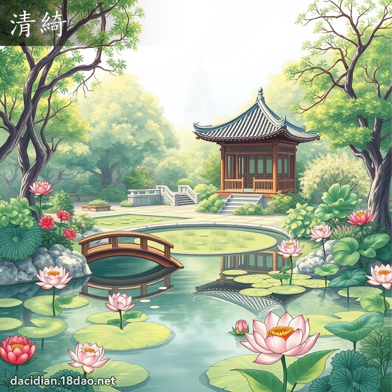 清綺 - 国语大辞典配图