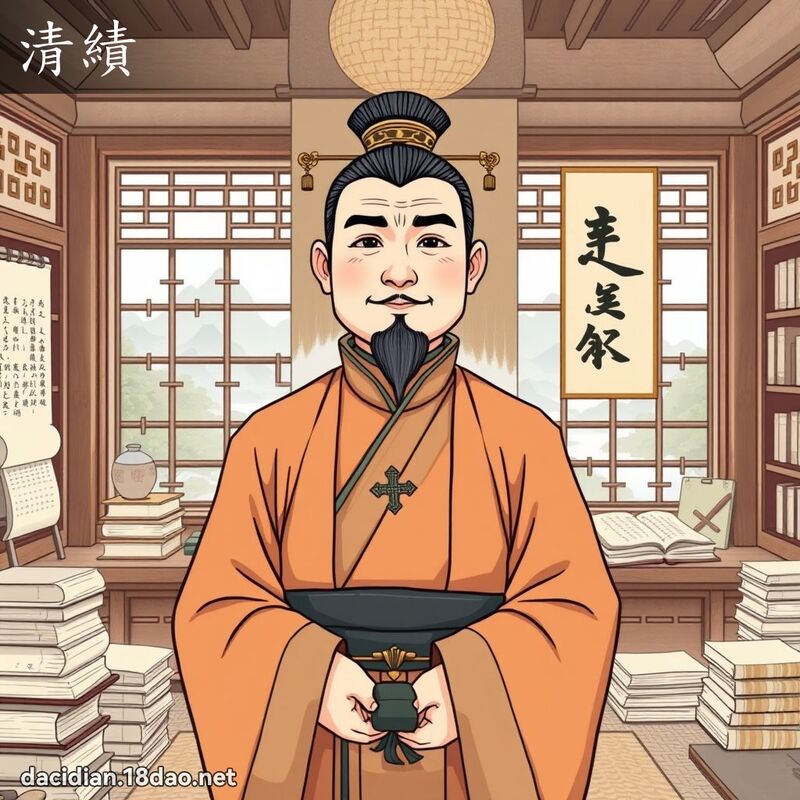 清绩 - 国语大辞典配图