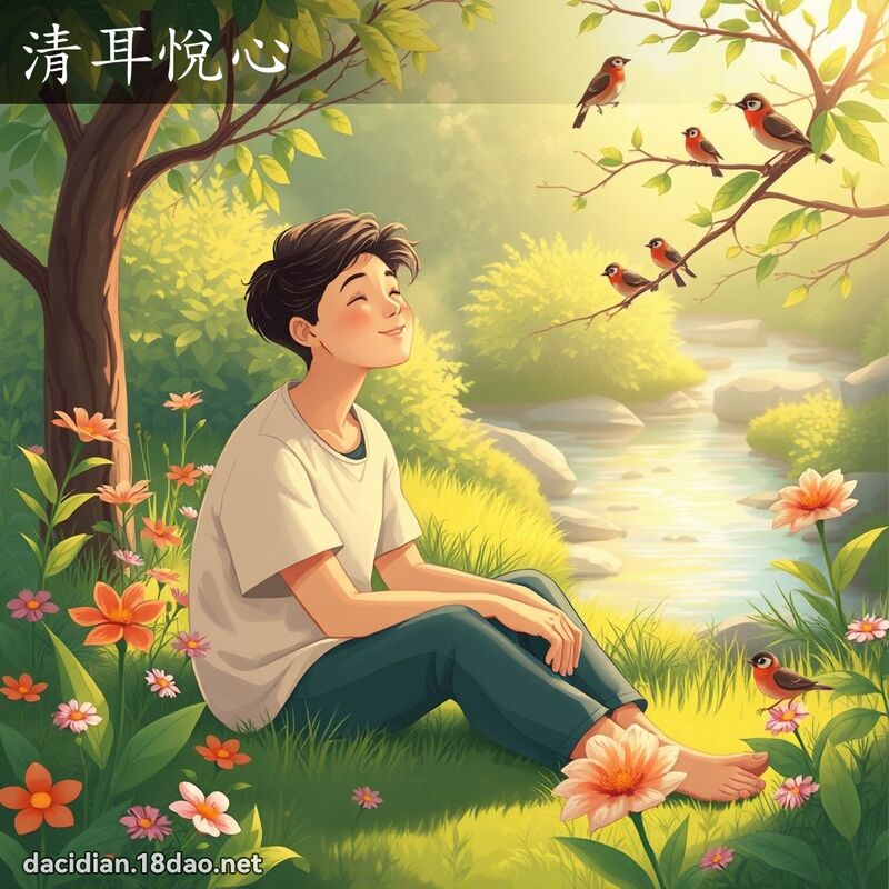 清耳悦心 - 国语大辞典配图