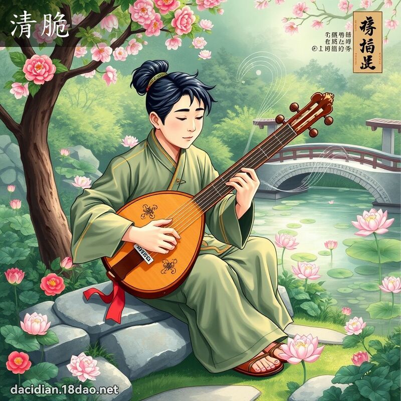 清脆 - 国语大辞典配图