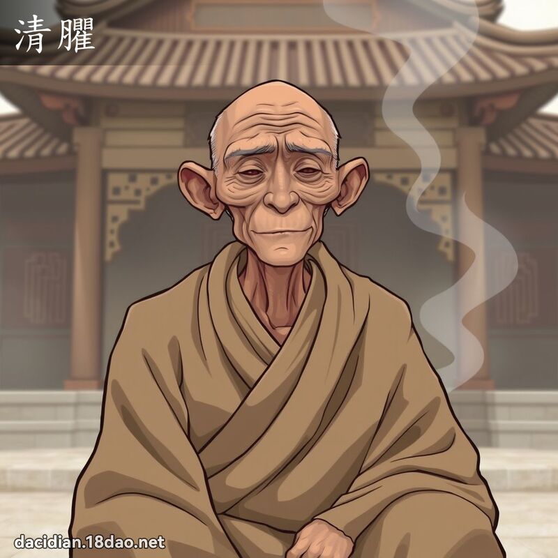 清臞 - 国语大辞典配图