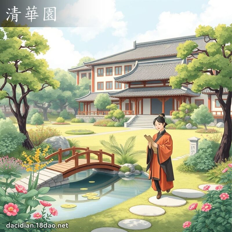 清华园 - 国语大辞典配图