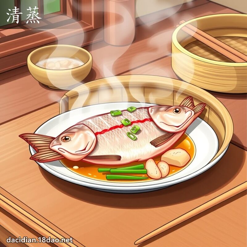 清蒸 - 国语大辞典配图