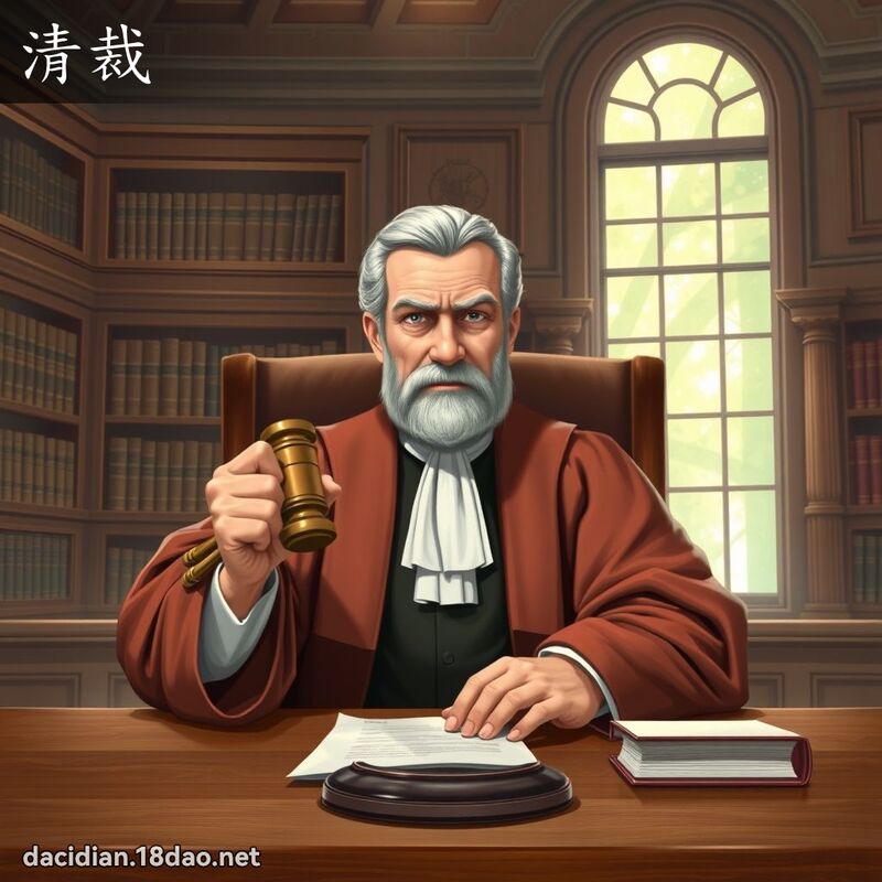 清裁 - 国语大辞典配图