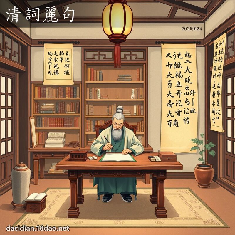 清词丽句 - 国语大辞典配图