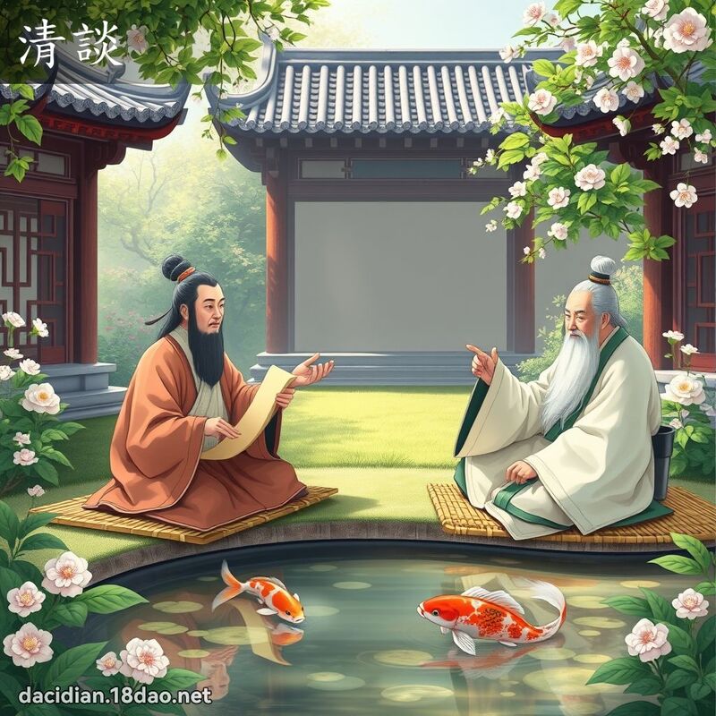清談 - 國語大辭典配圖