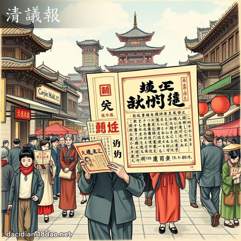 清议报 - 国语大辞典配图
