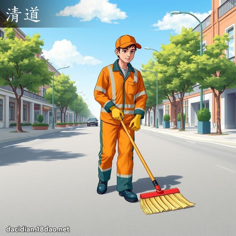 清道 - 国语大辞典配图