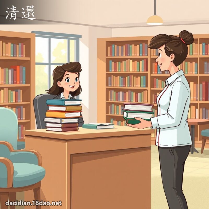 清还 - 国语大辞典配图