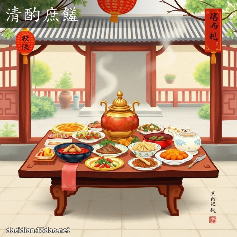 清酌庶饈 - 国语大辞典配图