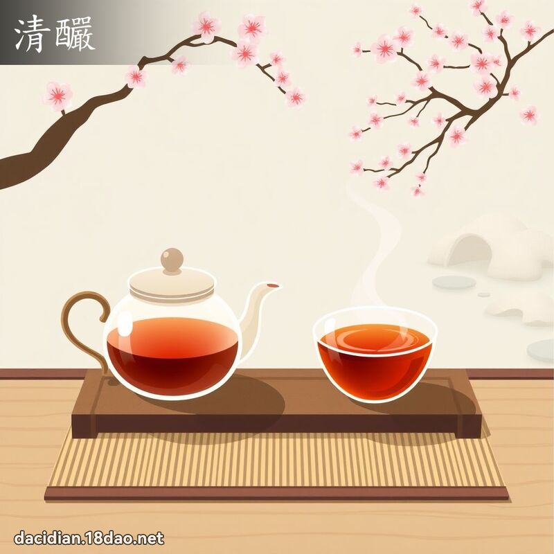 清釅 - 国语大辞典配图