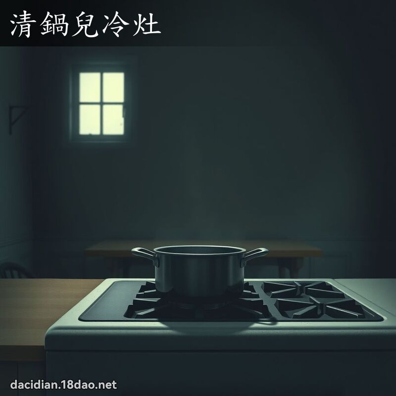 清锅儿冷灶 - 国语大辞典配图