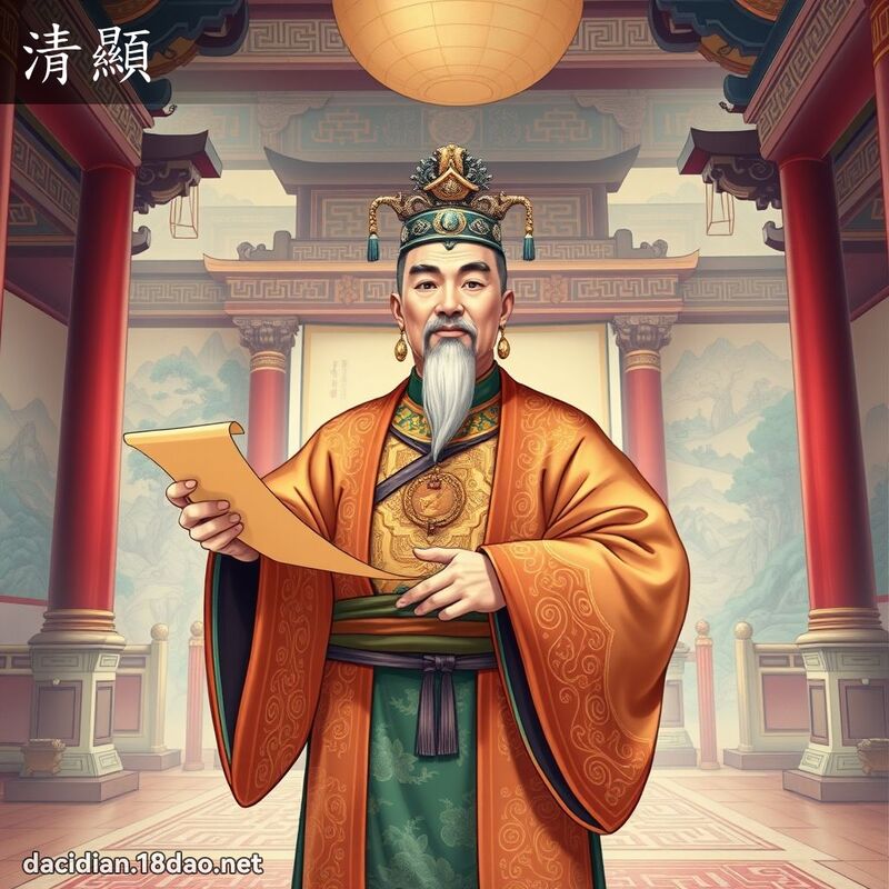 清显 - 国语大辞典配图
