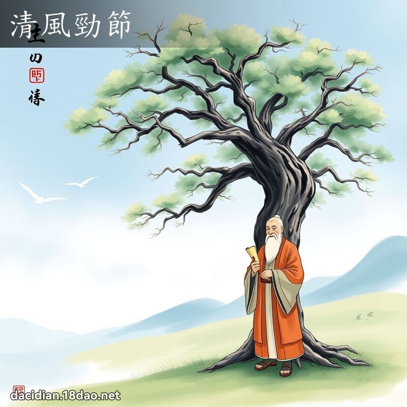 清風勁節 - 國語大辭典配圖