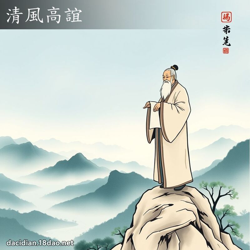 清风高谊 - 国语大辞典配图
