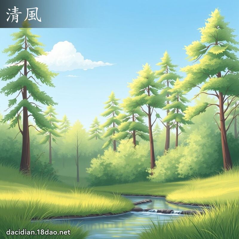 清风 - 国语大辞典配图